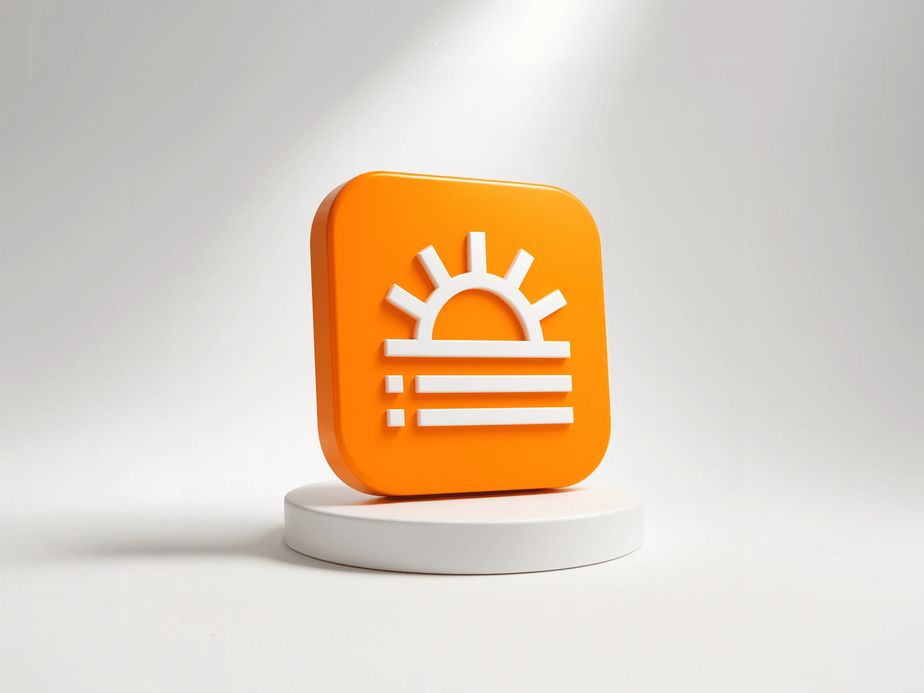 3D Emblem on Podium